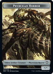 Servo // Phyrexian Horror Double-Sided Token [The Brothers' War Commander Tokens] | Gear Gaming Fayetteville