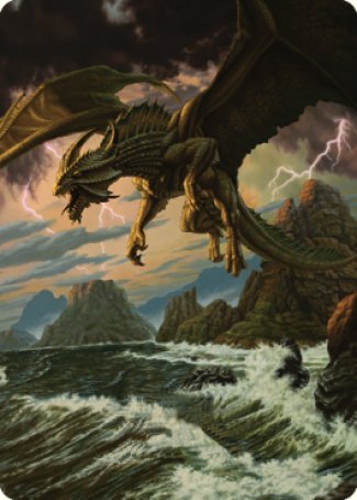 Ancient Bronze Dragon Art Card (03) [Commander Legends: Battle for Baldur's Gate Art Series] | Gear Gaming Fayetteville