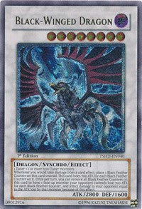 Black-Winged Dragon (UTR) [The Shining Darkness] [TSHD-EN040] | Gear Gaming Fayetteville