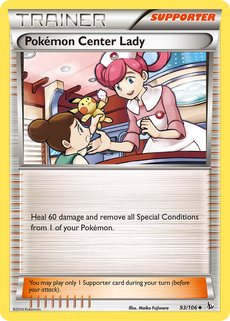 Pokemon Center Lady (93/106) [XY: Flashfire] | Gear Gaming Fayetteville