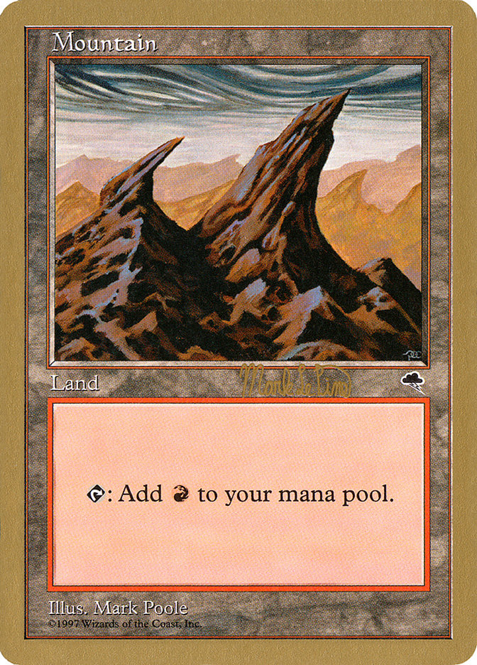 Mountain (mlp344) (Mark Le Pine) [World Championship Decks 1999] | Gear Gaming Fayetteville