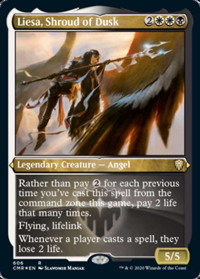 Liesa, Shroud of Dusk (Etched) [Commander Legends] | Gear Gaming Fayetteville