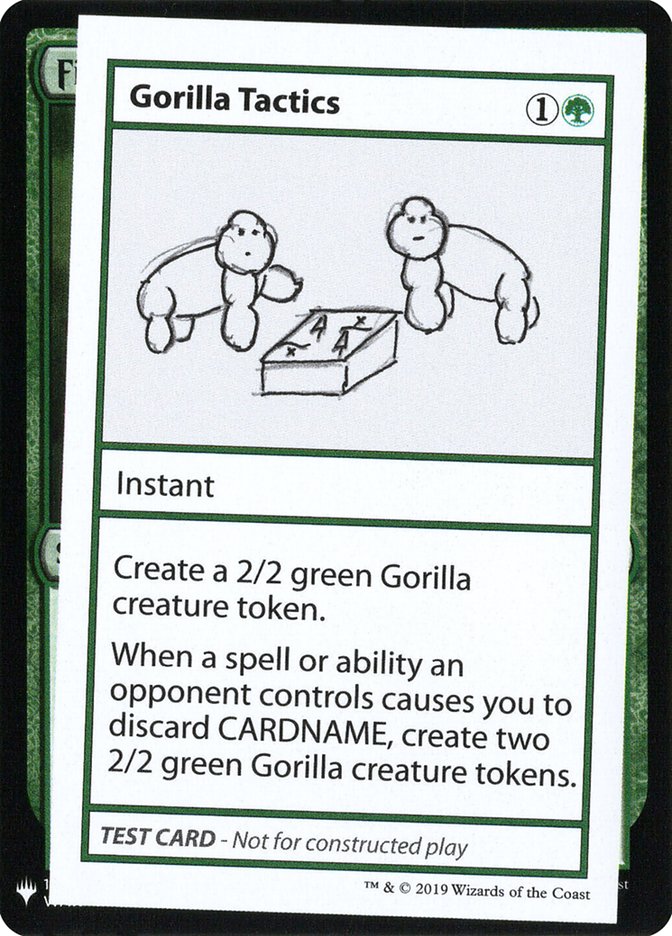 Gorilla Tactics [Mystery Booster Playtest Cards] | Gear Gaming Fayetteville