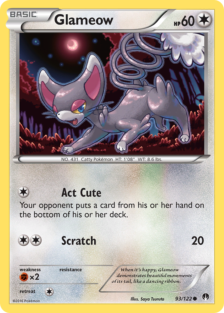 Glameow (93/122) [XY: BREAKpoint] | Gear Gaming Fayetteville