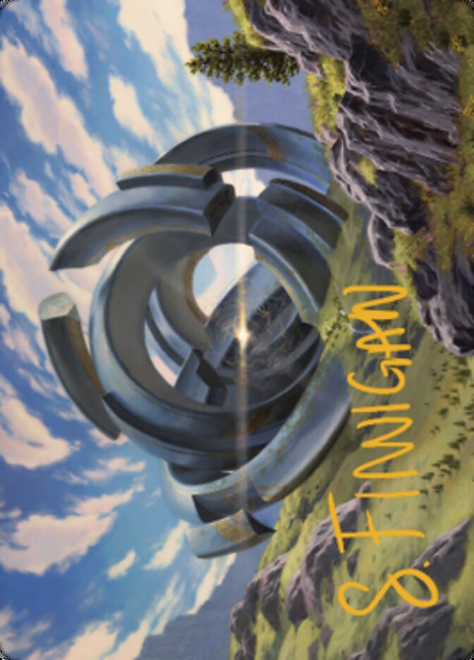 Thran Portal Art Card (Gold-Stamped Signature) [Dominaria United Art Series] | Gear Gaming Fayetteville
