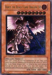 Horus the Black Flame Dragon LV8 (UTR) [Soul of the Duelist] [SOD-EN008] | Gear Gaming Fayetteville