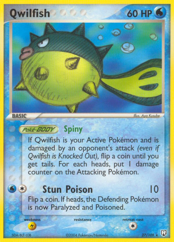 Qwilfish (27/109) [EX: Team Rocket Returns] | Gear Gaming Fayetteville