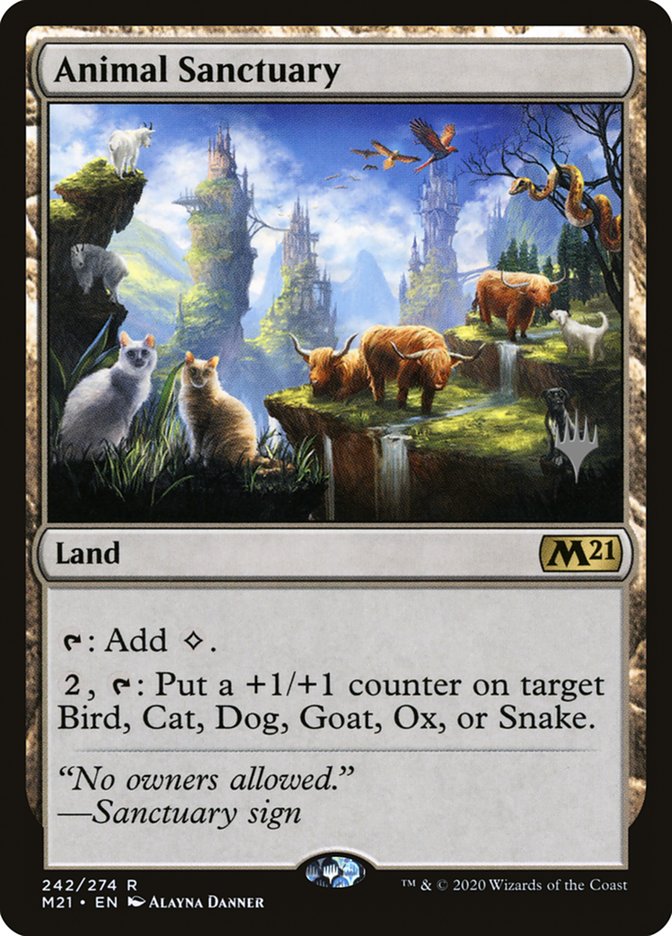 Animal Sanctuary (Promo Pack) [Core Set 2021 Promos] | Gear Gaming Fayetteville