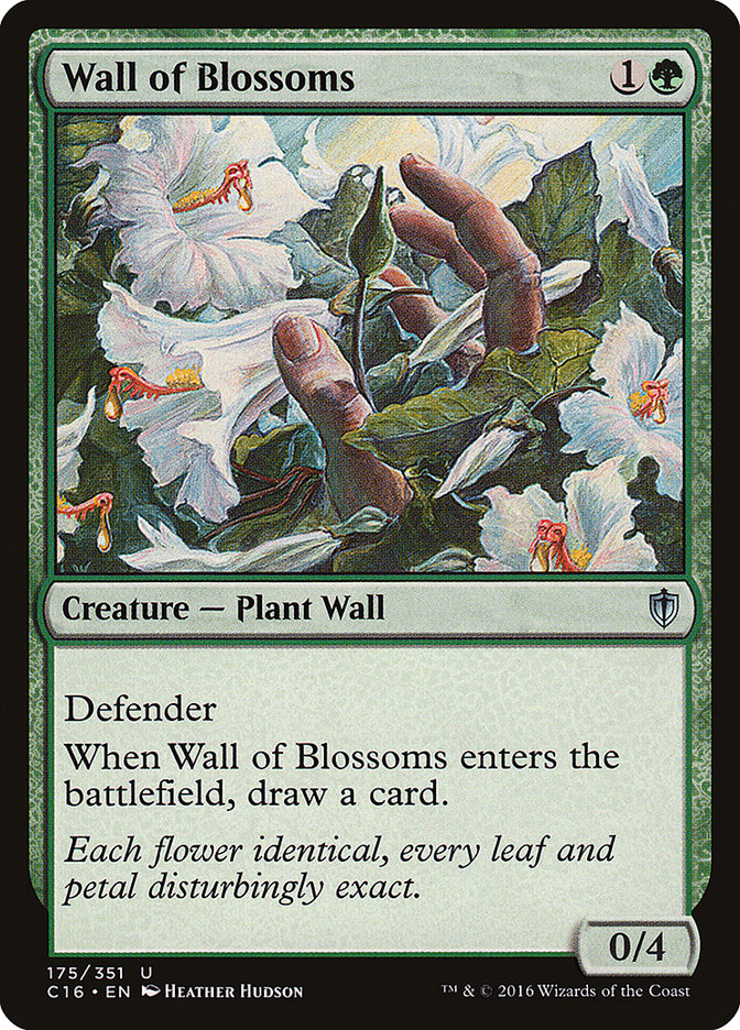 Wall of Blossoms [Commander 2016] | Gear Gaming Fayetteville