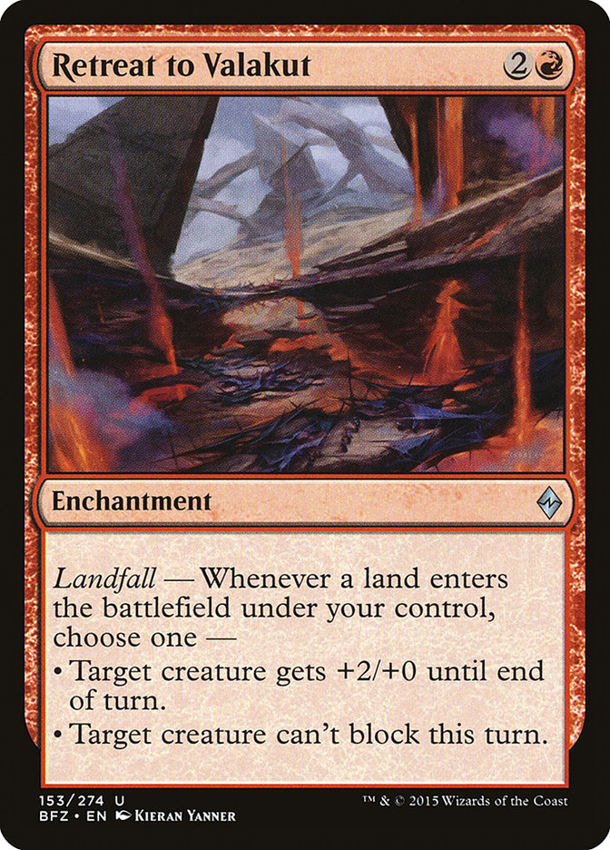 Retreat to Valakut [Battle for Zendikar] | Gear Gaming Fayetteville