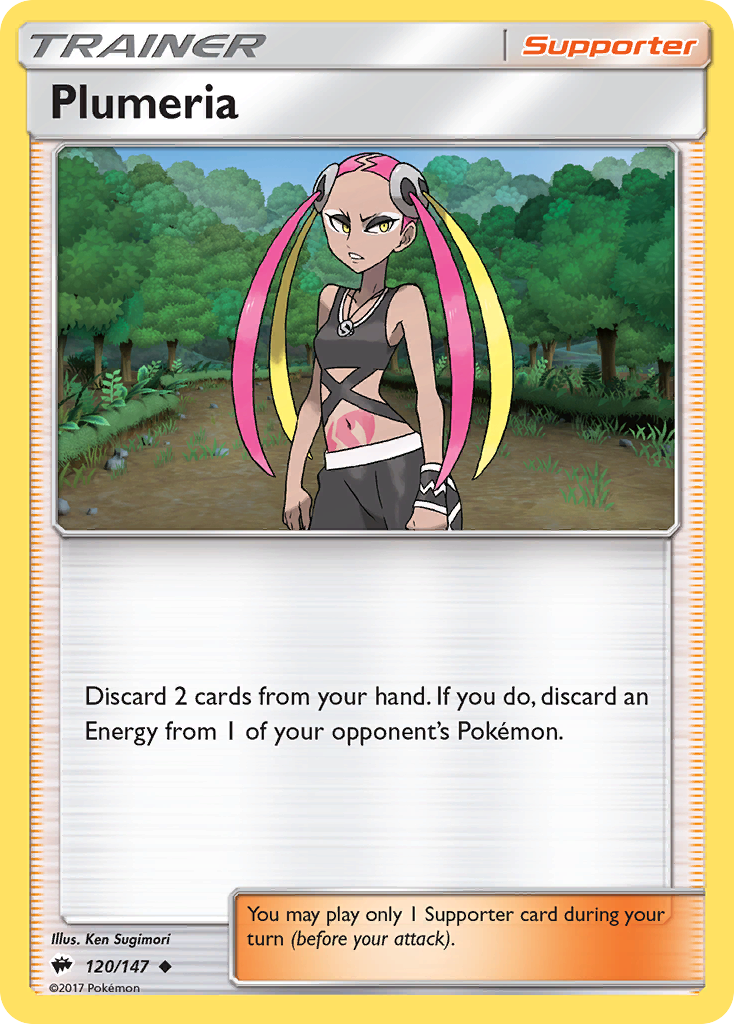 Plumeria (120/147) [Sun & Moon: Burning Shadows] | Gear Gaming Fayetteville