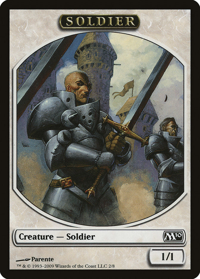 Soldier Token [Magic 2010 Tokens] | Gear Gaming Fayetteville