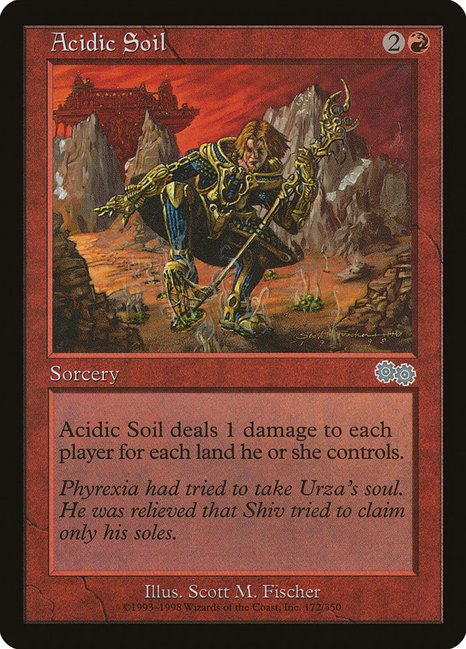 Acidic Soil [Urza's Saga] | Gear Gaming Fayetteville