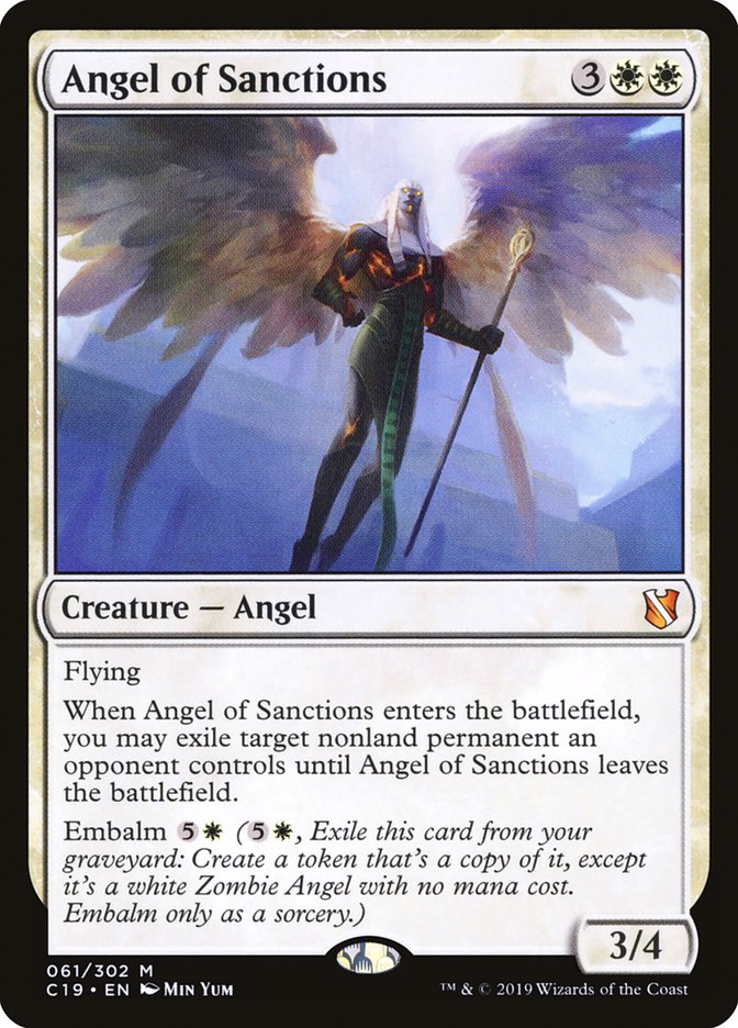 Angel of Sanctions [Commander 2019] | Gear Gaming Fayetteville