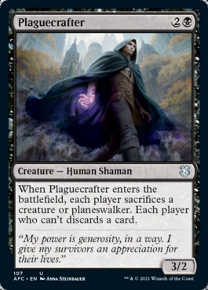 Plaguecrafter [Dungeons & Dragons: Adventures in the Forgotten Realms Commander] | Gear Gaming Fayetteville