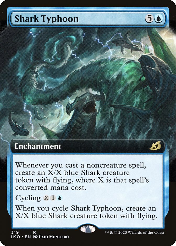 Shark Typhoon (Extended Art) [Ikoria: Lair of Behemoths] | Gear Gaming Fayetteville