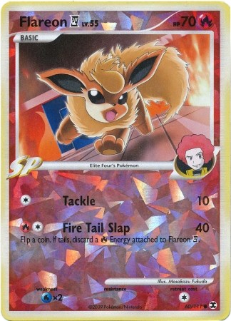 Flareon (60/111) (Cracked Ice) [Platinum: Rising Rivals] | Gear Gaming Fayetteville