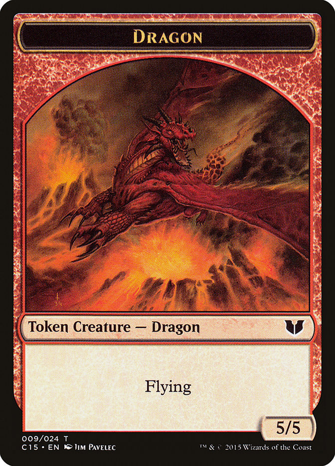 Dragon // Dragon Double-Sided Token [Commander 2015 Tokens] | Gear Gaming Fayetteville