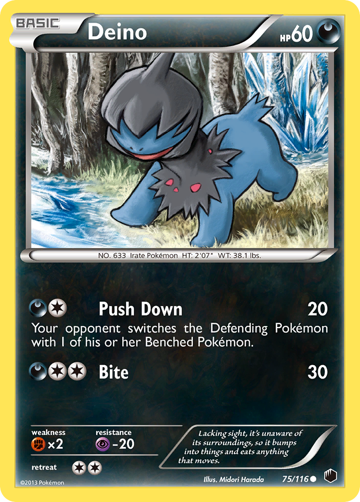 Deino (75/116) [Black & White: Plasma Freeze] | Gear Gaming Fayetteville