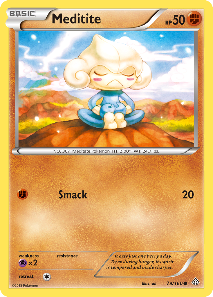 Meditite (79/160) [XY: Primal Clash] | Gear Gaming Fayetteville