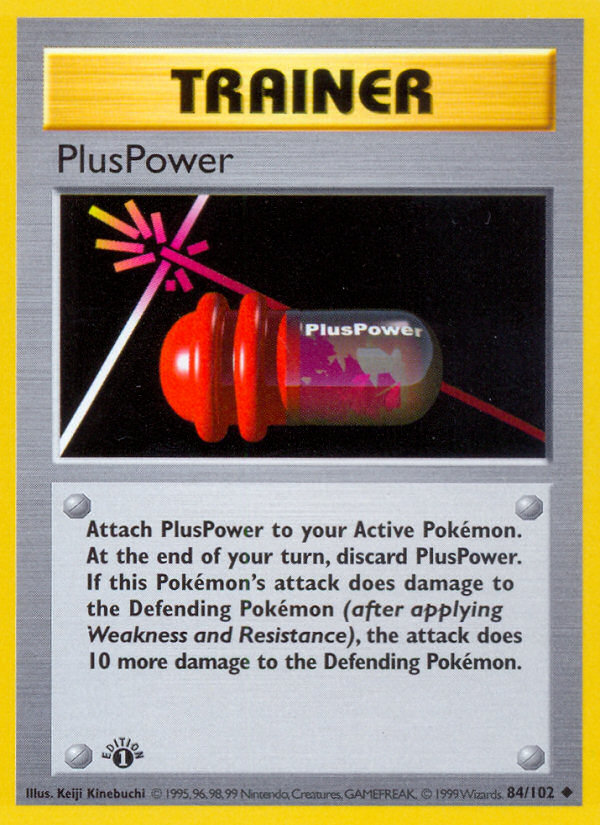 PlusPower (84/102) (Shadowless) [Base Set 1st Edition] | Gear Gaming Fayetteville