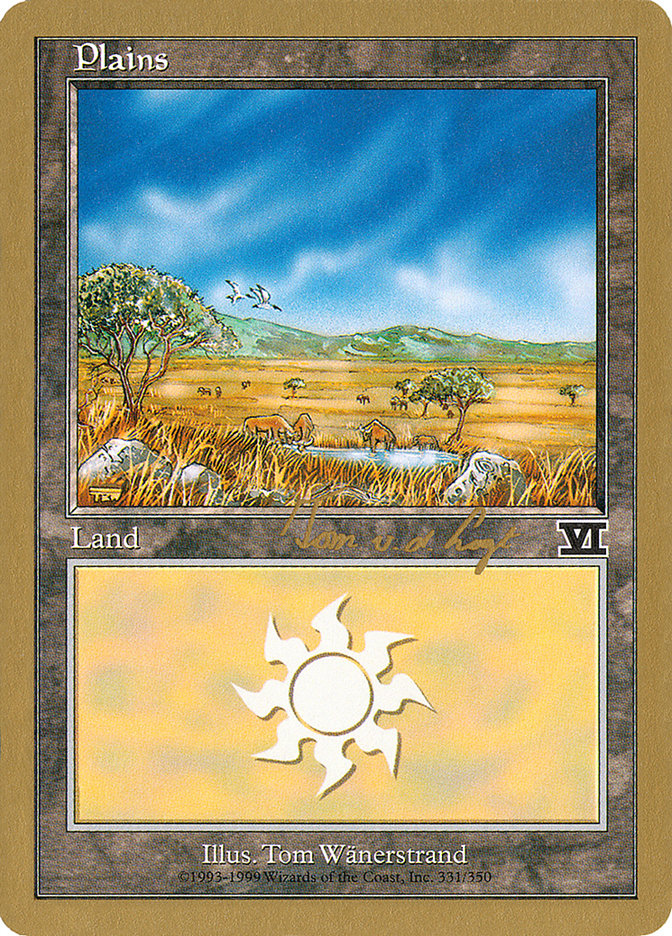 Plains (tvdl331) (Tom van de Logt) [World Championship Decks 2000] | Gear Gaming Fayetteville