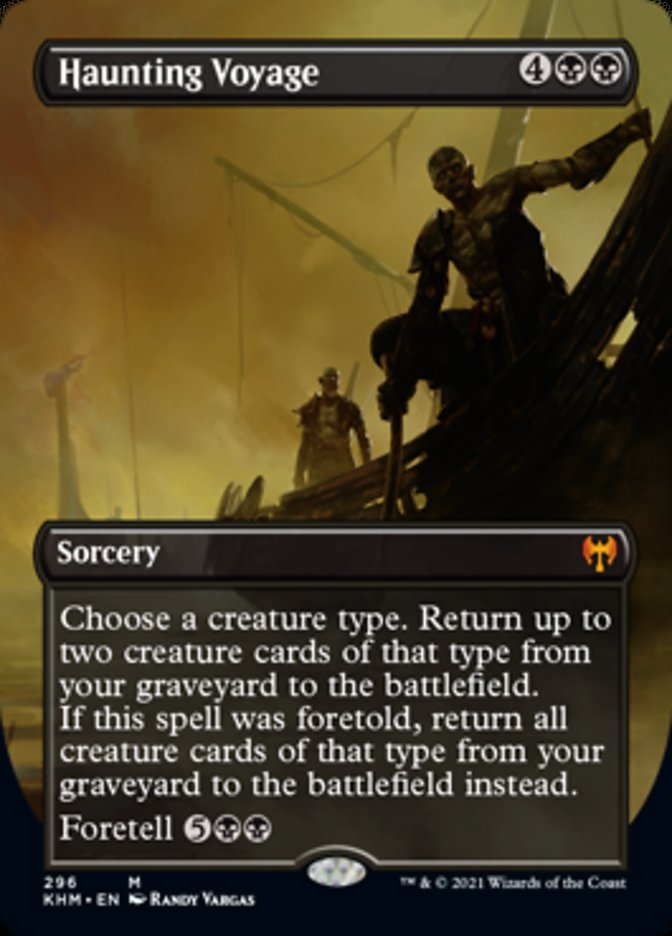 Haunting Voyage (Borderless Alternate Art) [Kaldheim] | Gear Gaming Fayetteville