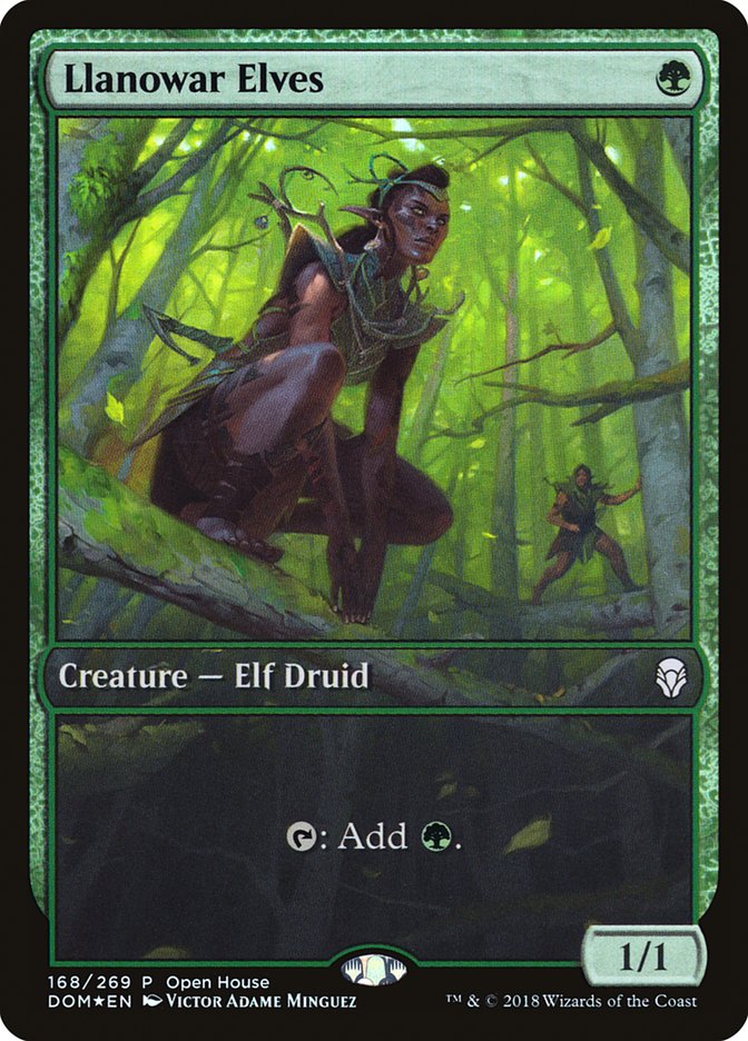 Llanowar Elves (Open House) [Dominaria Promos] | Gear Gaming Fayetteville