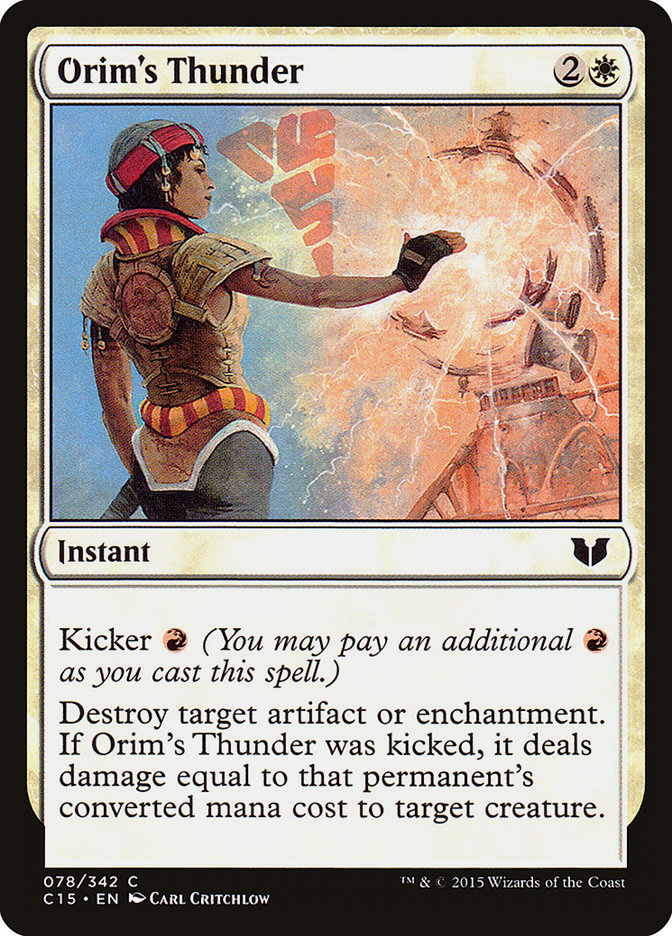 Orim's Thunder [Commander 2015] | Gear Gaming Fayetteville