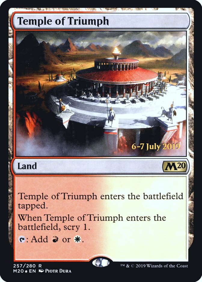 Temple of Triumph [Core Set 2020 Prerelease Promos] | Gear Gaming Fayetteville