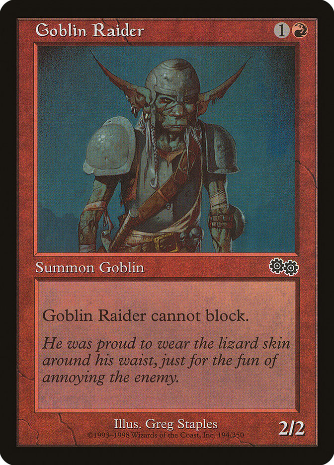 Goblin Raider [Urza's Saga] | Gear Gaming Fayetteville