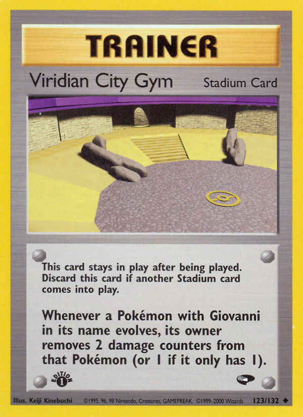 Viridian City Gym (123/132) [Gym Challenge 1st Edition] | Gear Gaming Fayetteville