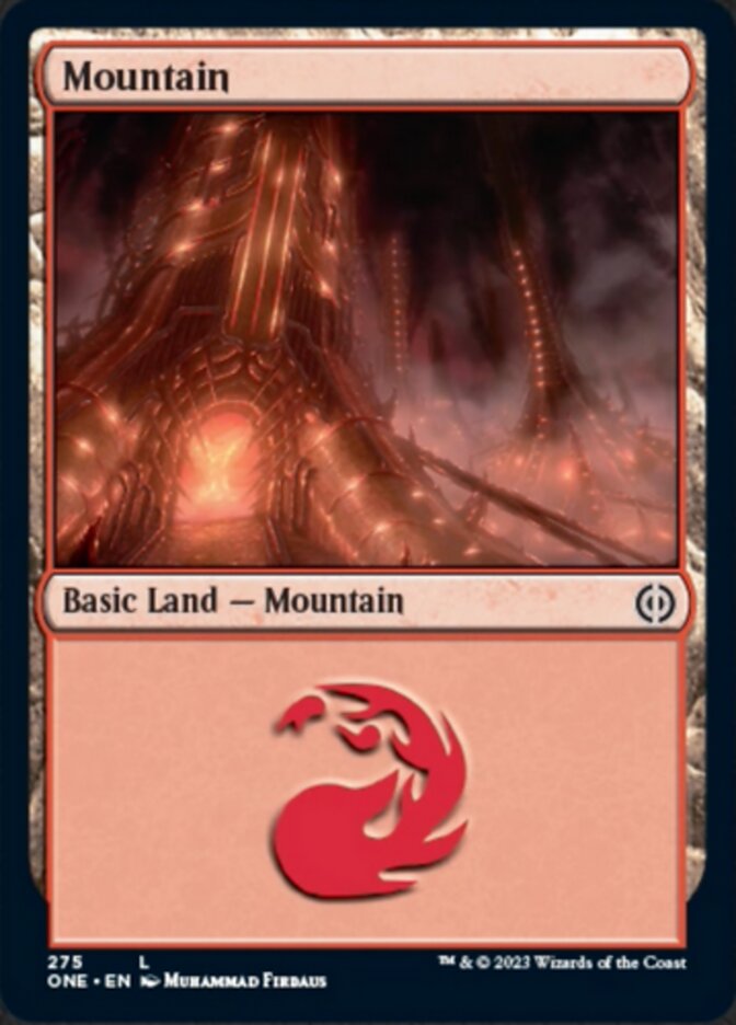 Mountain (275) [Phyrexia: All Will Be One] | Gear Gaming Fayetteville