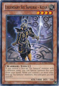 Legendary Six Samurai - Kizan [Structure Deck: Samurai Warlords] [SDWA-EN016] | Gear Gaming Fayetteville
