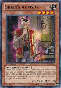 Shien's Advisor [Structure Deck: Samurai Warlords] [SDWA-EN022] | Gear Gaming Fayetteville