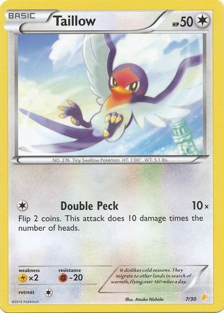 Taillow (7/30) [XY: Trainer Kit 3 - Pikachu Libre] | Gear Gaming Fayetteville