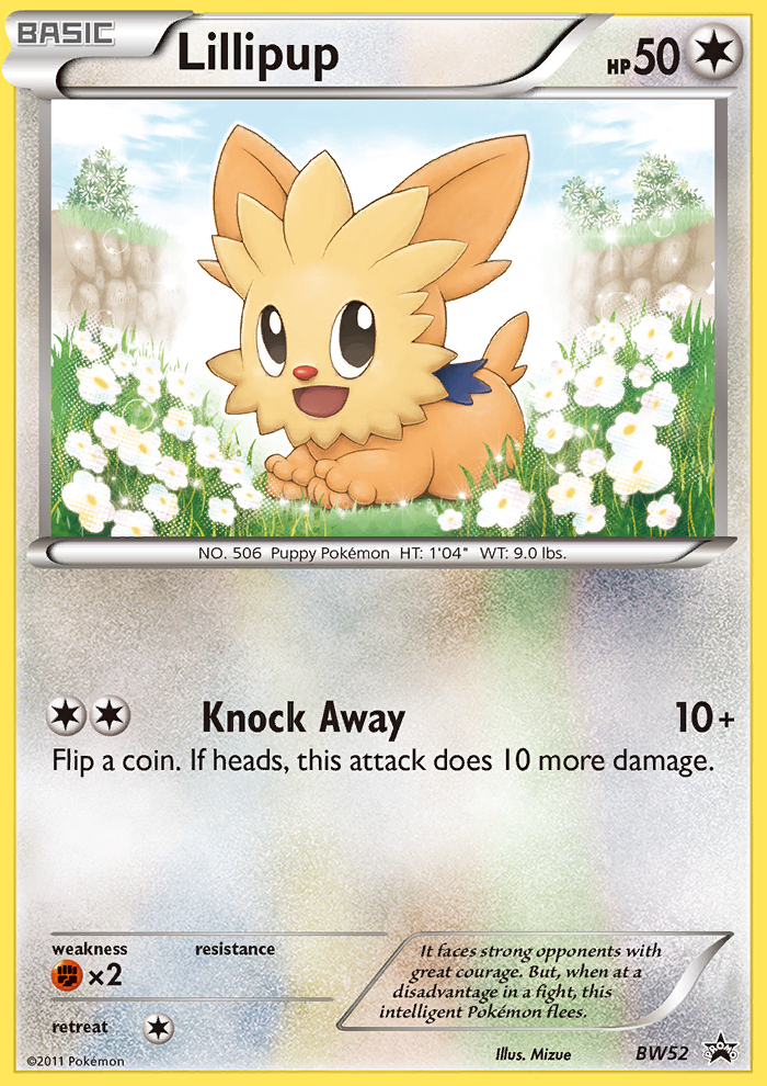 Lillipup (BW52) [Black & White: Black Star Promos] | Gear Gaming Fayetteville