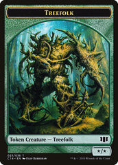 Treefolk // Wolf Double-Sided Token [Commander 2014 Tokens] | Gear Gaming Fayetteville