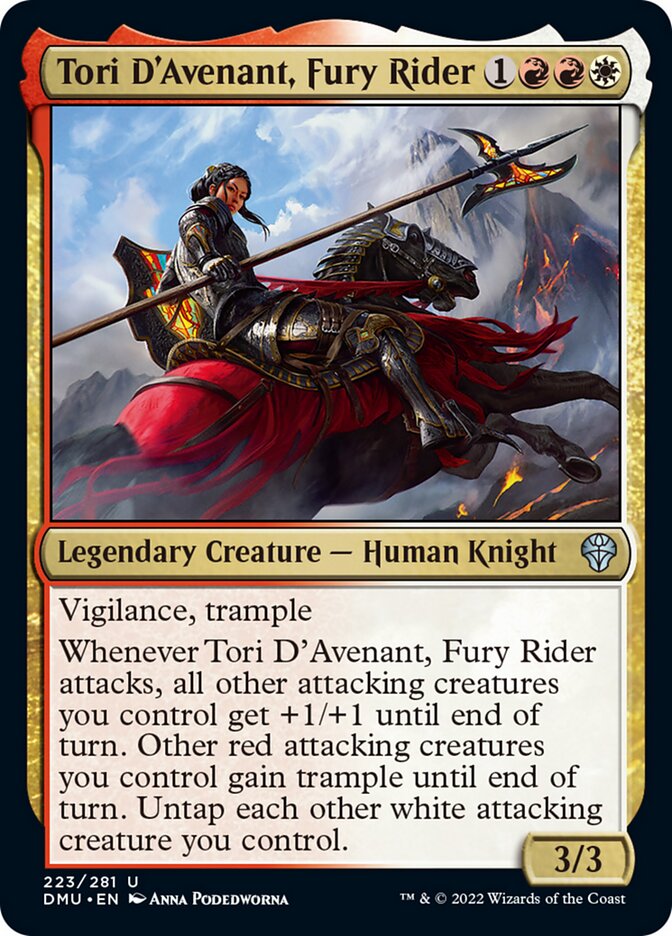 Tori D'Avenant, Fury Rider [Dominaria United] | Gear Gaming Fayetteville