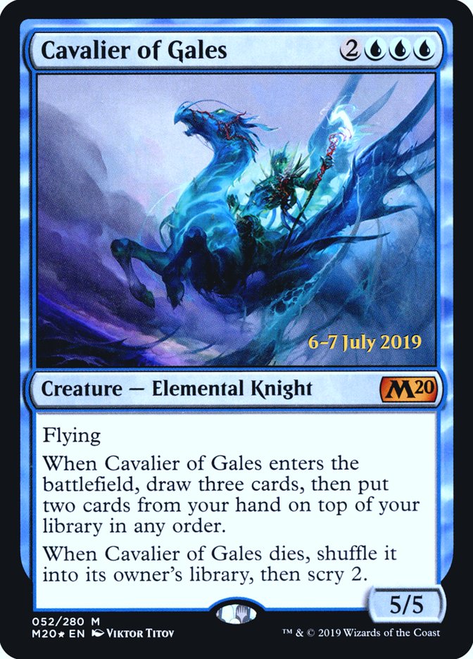 Cavalier of Gales [Core Set 2020 Prerelease Promos] | Gear Gaming Fayetteville