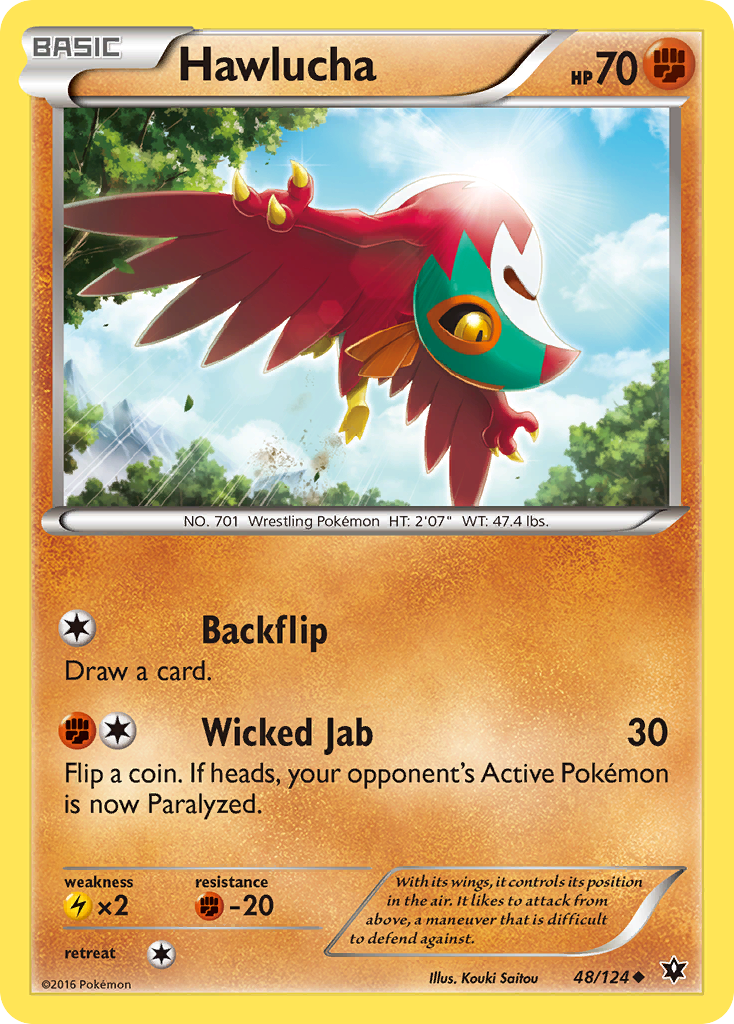 Hawlucha (48/124) [XY: Fates Collide] | Gear Gaming Fayetteville