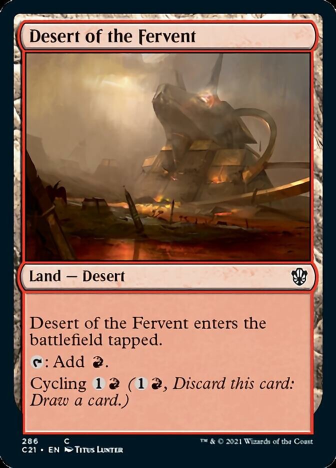 Desert of the Fervent [Commander 2021] | Gear Gaming Fayetteville