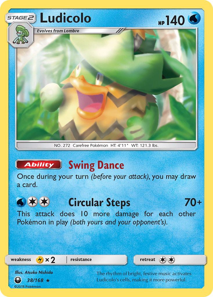 Ludicolo (38/168) [Sun & Moon: Celestial Storm] | Gear Gaming Fayetteville