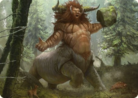 Stonehoof Chieftain Art Card [Commander Masters Art Series] | Gear Gaming Fayetteville