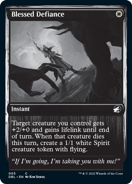 Blessed Defiance [Innistrad: Double Feature] | Gear Gaming Fayetteville