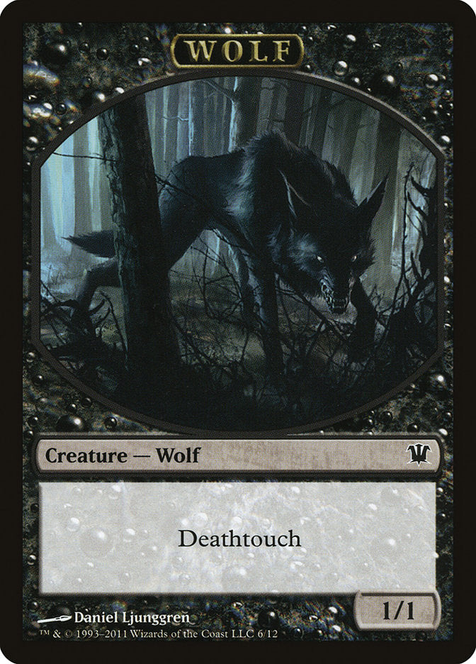 Wolf Token (6/12) [Innistrad Tokens] | Gear Gaming Fayetteville