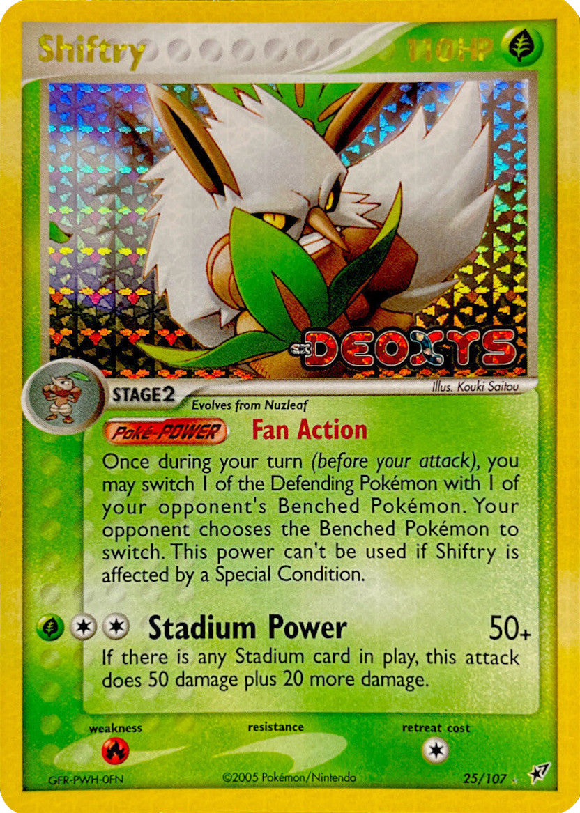 Shiftry (25/107) (Stamped) [EX: Deoxys] | Gear Gaming Fayetteville