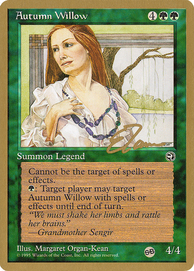 Autumn Willow (Eric Tam) (SB) [Pro Tour Collector Set] | Gear Gaming Fayetteville