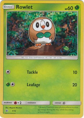 Rowlet (1/12) [McDonald's Promos: 2017 Collection] | Gear Gaming Fayetteville