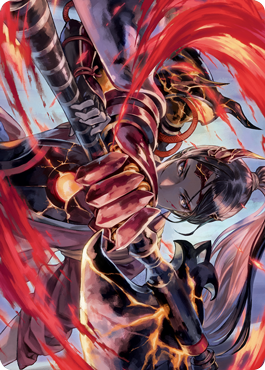 Risona, Asari Commander Art Card [Kamigawa: Neon Dynasty Art Series] | Gear Gaming Fayetteville